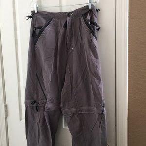 Reputation Men’s zip off hiking slacks medium
